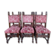 Suite de 6 chaises de style Renaissance