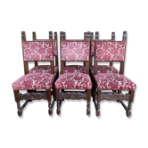 Suite of 6 Renaissance style chairs - High Period