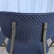 Set of 4 Vintage Stol Kamnik School Chairs Blue Upholstered Retro Dining Ch