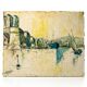 Animated view of a table with sailboats, signed.
