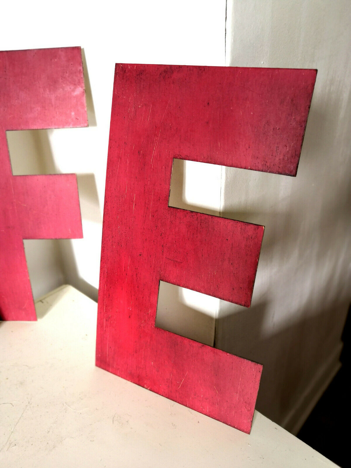 Lettres vintage en métal
