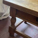 Solid oak coffee table