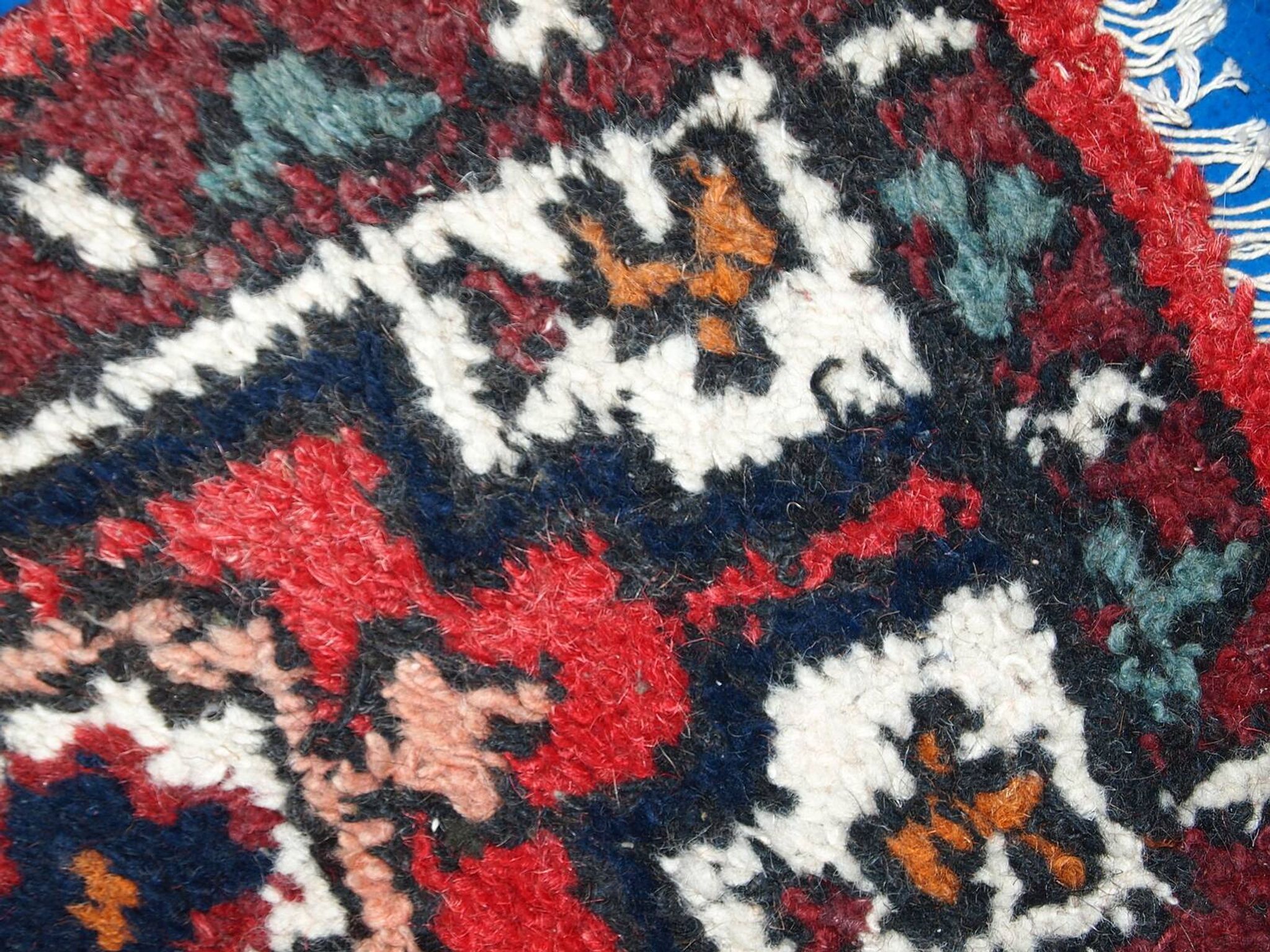 Tapis Vintage Hamadan en Laine, Années 1970, Élégance du Moyen-Orient