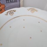 Plat de service doré