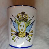 Nevers Montagnon earthenware cup commemorating the Revolution