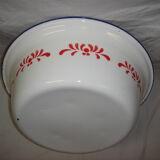 Enamelled sheet metal basin