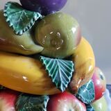 Coupe à fruits trompe l'oeil années 50