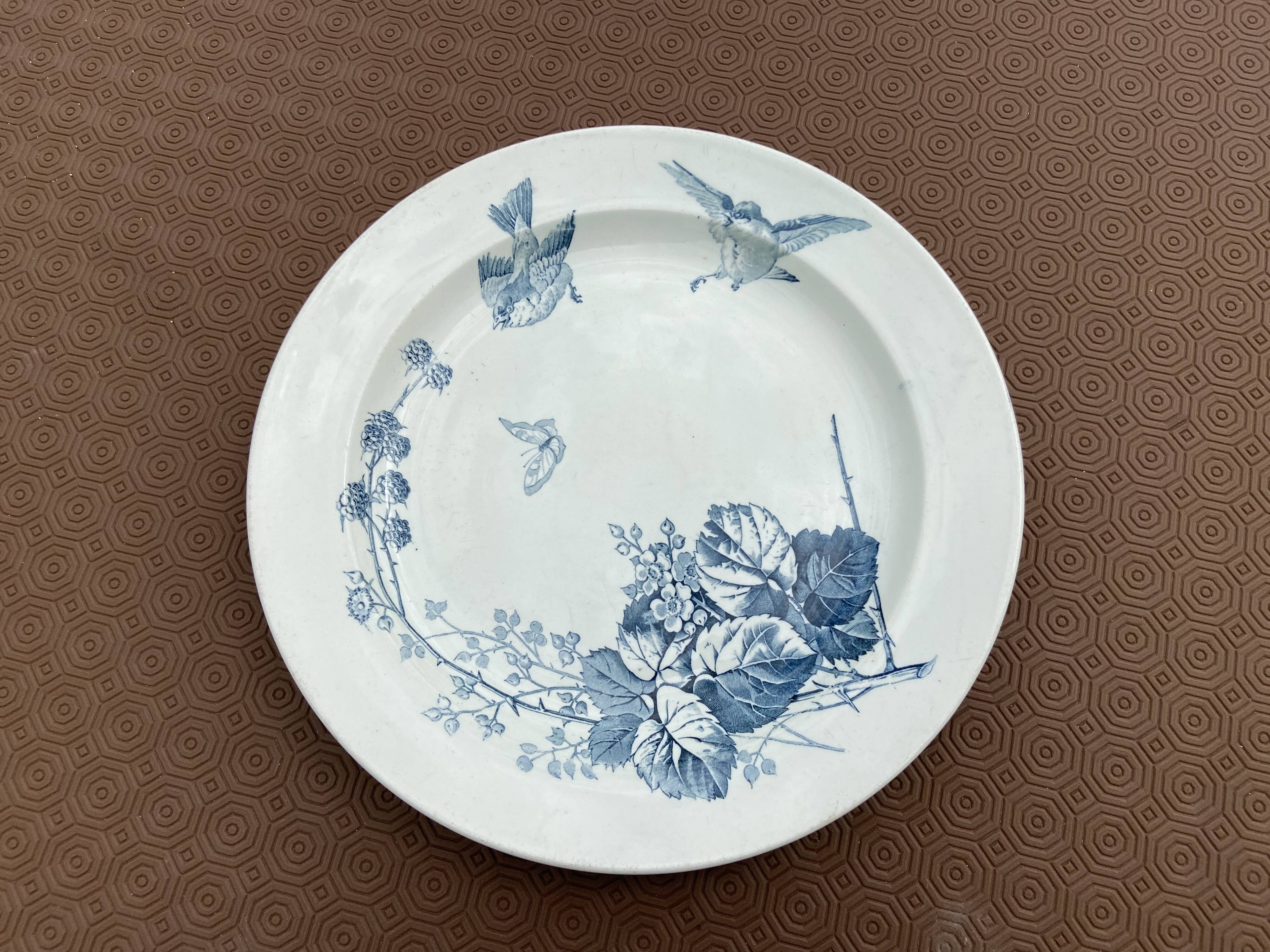 Luneville earthenware dish