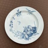 Plat en faïence Luneville