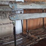 Set of 8 folding bistro / garden chairs fermob 1950