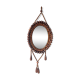 Mirror frame beads wood