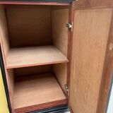 Buffet 2 corps, format XXL, ancien meuble d'école en bois