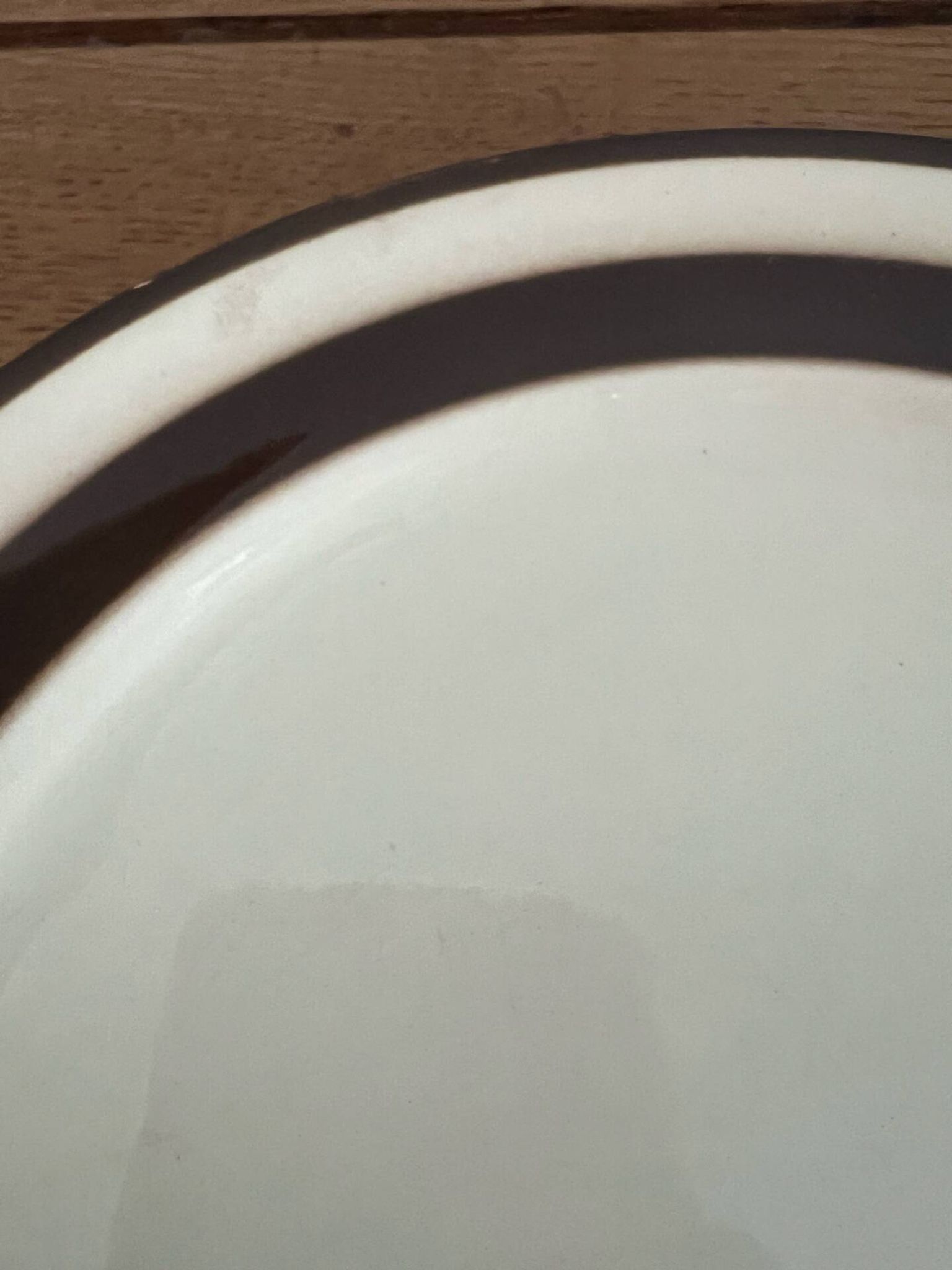 6 Italian dessert plates Pagmossin in ceramic