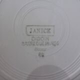 2 assiettes creuses vintage de Digoin Sarreguemines modèle Janick