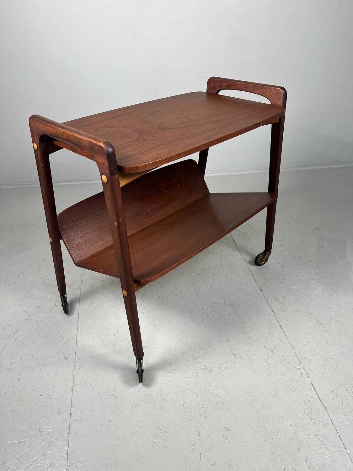 Vintage wooden trolley