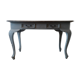 Console en teck vintage grise