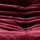 Togo 3- seater sofa in bordo velvet
