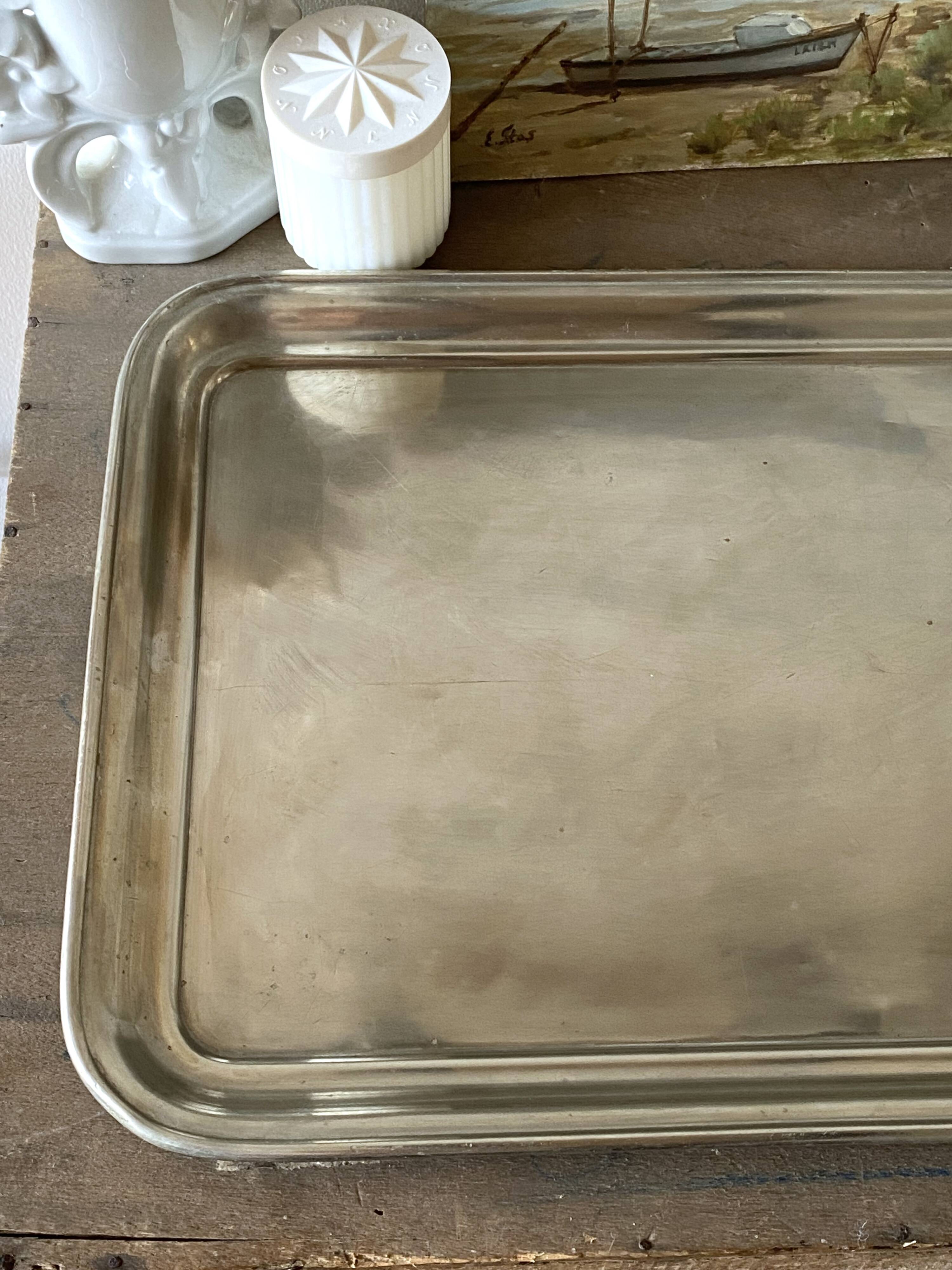 Silver-plated tray