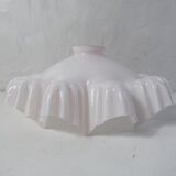 Lampshade in opaline powder pink art deco