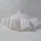 Abat jour en opaline rose poudré art déco