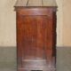 Georgian oak commode with a folding top, English, 18th century.