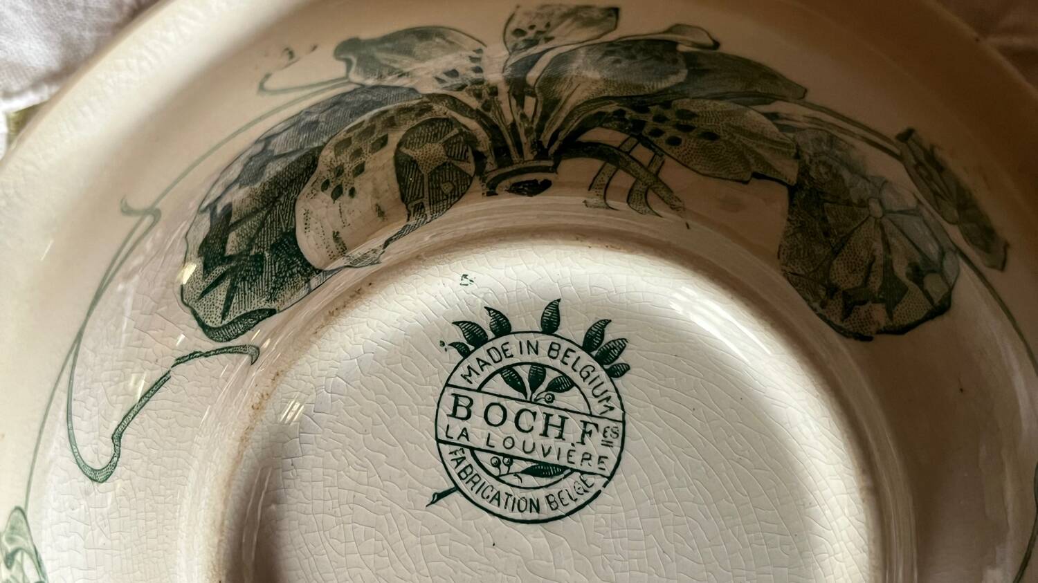Coupelle Boch Frères La Louvière  vintage