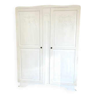 Fjord blue art deco wardrobe