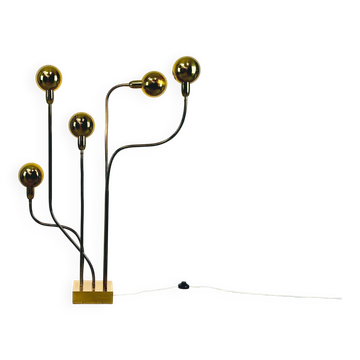 Hydra Floor Lamp by Pierre Folie for Jacques Charpentier, France, 1970s
