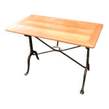 Table bistro merisier