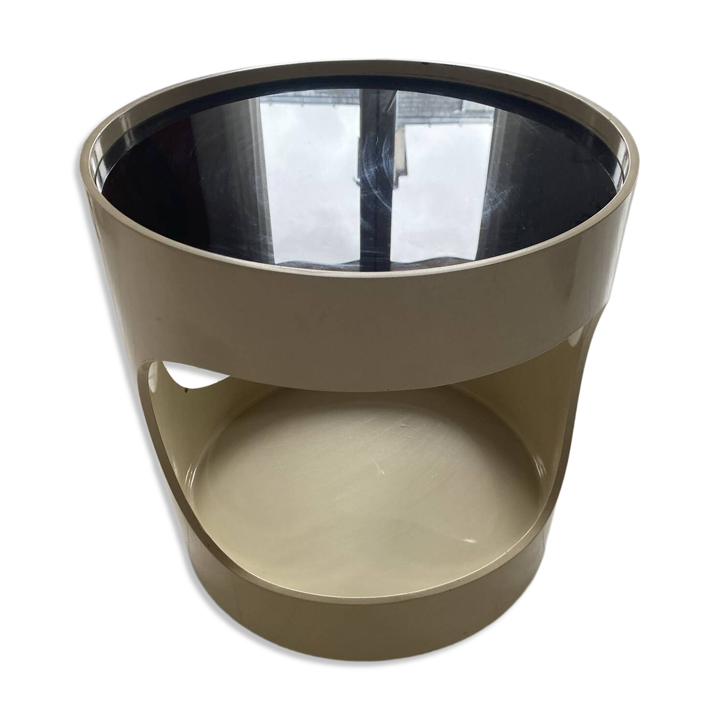 Opal, wheeled side table