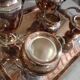 Silver Guildart metal coffee tea service
