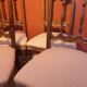 Set of 6 Victorial Walnut Dining Chairs
