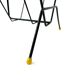 Vintage black and yellow magazine holder and vinyl record holder