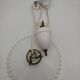 Suspension with porcelain and glass counterweight.