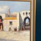 Swedish Oil on Canvas – “Southern Street” by J. Erix