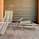 Altorfer 1158 deck chair, sun lounger, deckchair by Embru