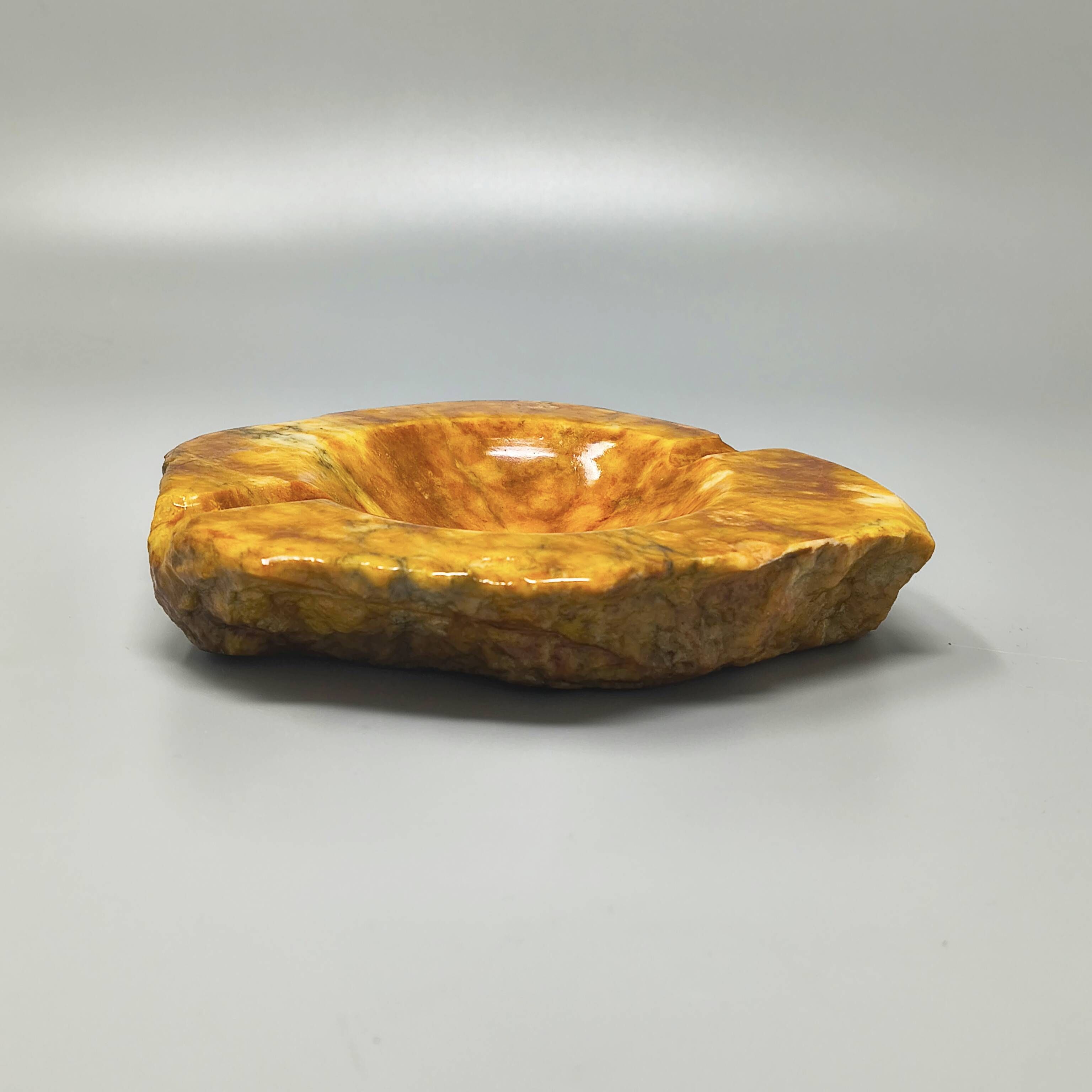 1960s Mid-Century Modern Italian Alabaster Smoking Set by Romano Bianchi -