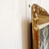 Carved wooden frame