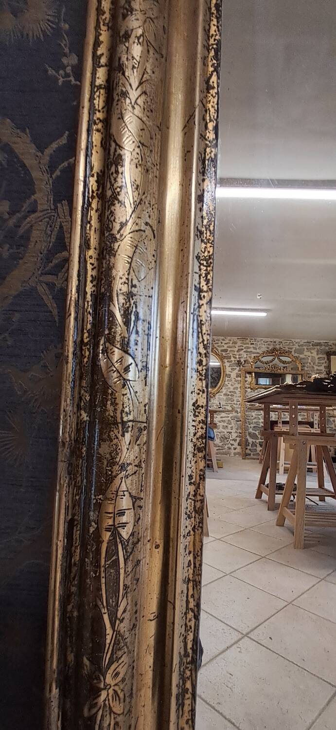 Miroir époque Louis Philippe 149 x 87