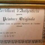 Pirelli framed painting