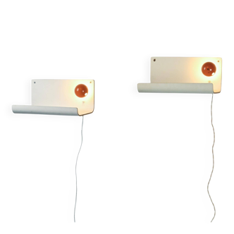 Pair of illuminating bedside tables, Pierre Guariche circa 1968