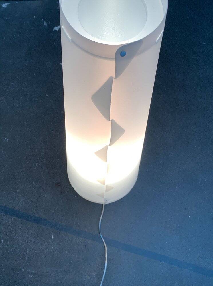 Italian postmodern cone floor lamp by Emporium