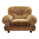 Velour armchair, Italian design, 1970s, production: Italy