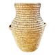 Braided wicker jar