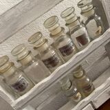 Wooden spice shelf in the 80s.