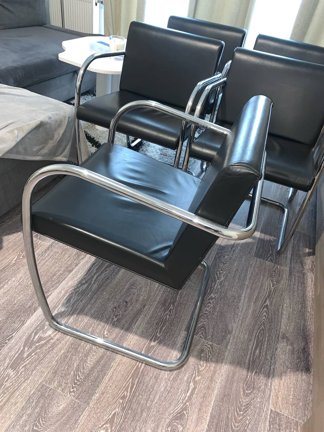 Set of 5 BRNO office chairs, Fasem