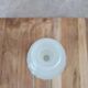 Vintage white opaline candlestick