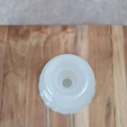 Bougeoir en opaline blanche vintage