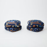 Pair of poufs