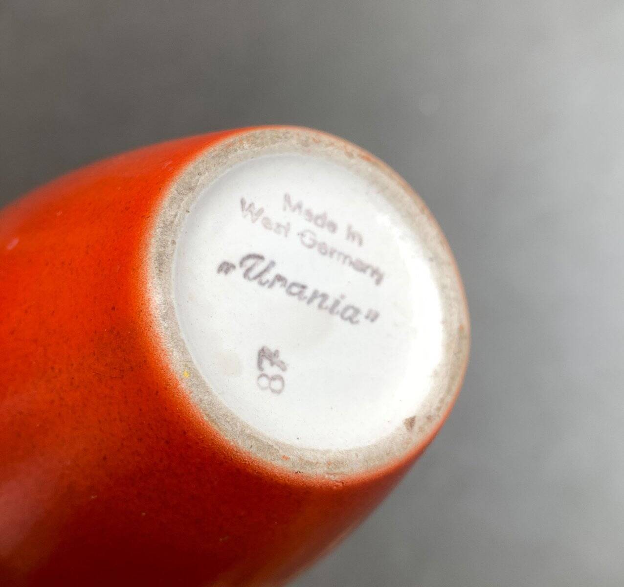 German ceramic vase from the Urania series by Wächtersbach, mid-century, 1960s.